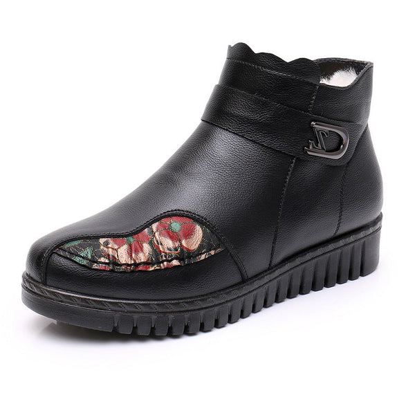 Lederschuhe und Schuhe aus Baumwolle für Frauen (Hälfte des Oberteils)