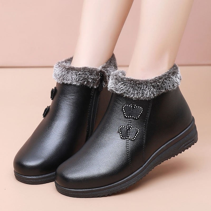 Baumwollschuhe für Frauen (zwei Schmetterlinge)