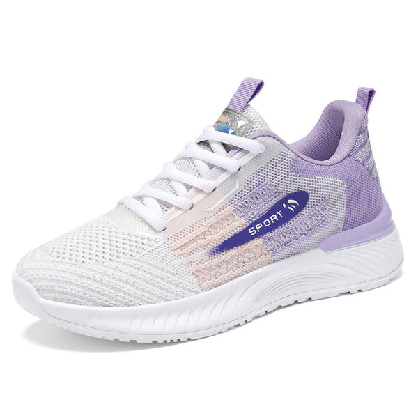 Netzschuhe für Damen (weiße Schnürsenkel)
