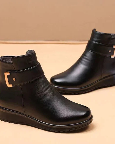 Botas cortas de lana de moda 