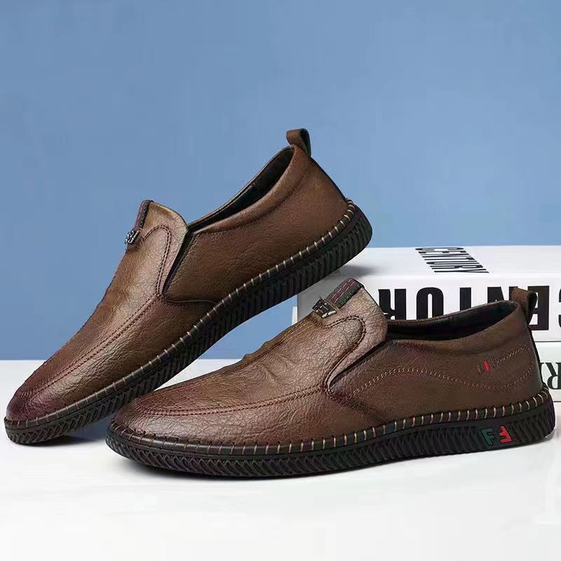 Lässige Herrenschuhe aus echtem Leder