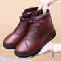 Damenschuhe aus Leder und Baumwolle (bedruckt)