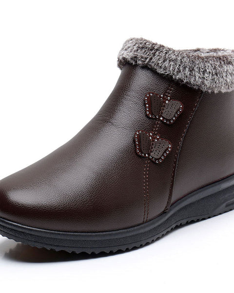 Baumwollschuhe für Frauen (zwei Schmetterlinge)