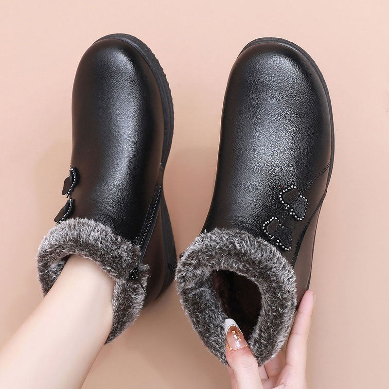 Baumwollschuhe für Frauen (zwei Schmetterlinge)