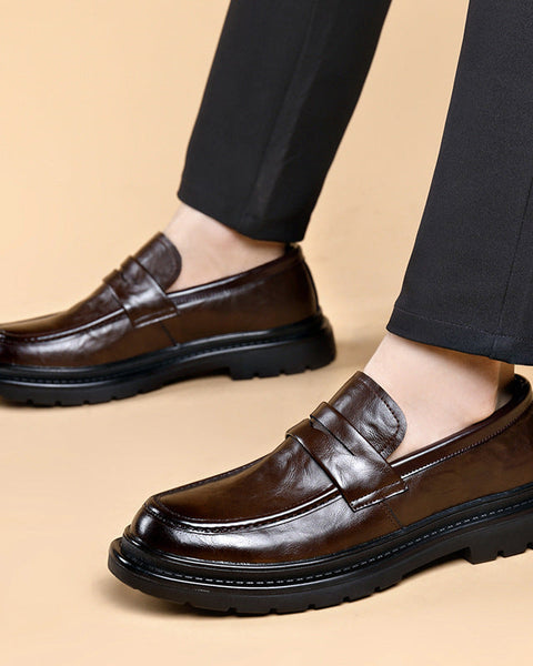 Klassische Herrenlederschuhe