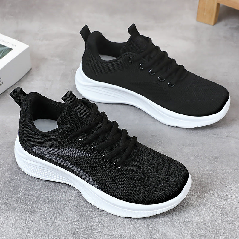 Schnürsneaker mit weicher Sohle