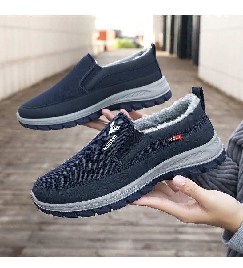 Rutschfeste klobige Wanderschuhe