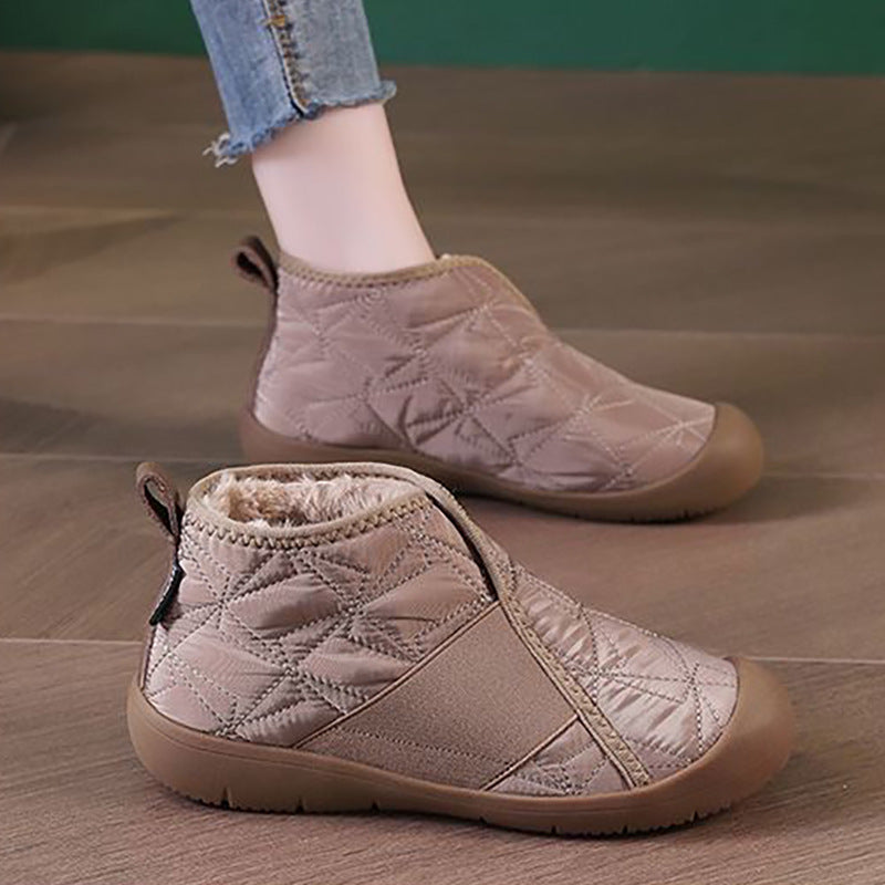 Damenschuhe aus Polyester und Baumwolle (Kreuzmuster)