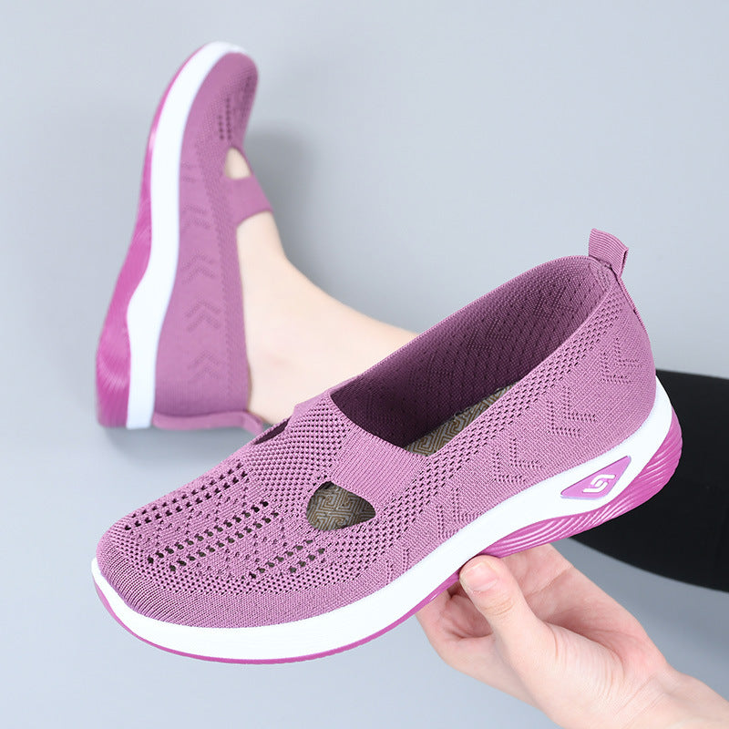 Orthopädische Schnürschuhe, weiche Sohle, atmungsaktiv
