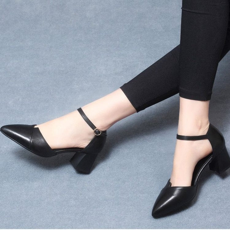 High-heeled sandals (criss-cross) 2025