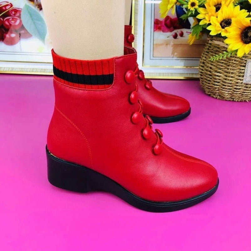 Wollschuhe mit weicher Sohle