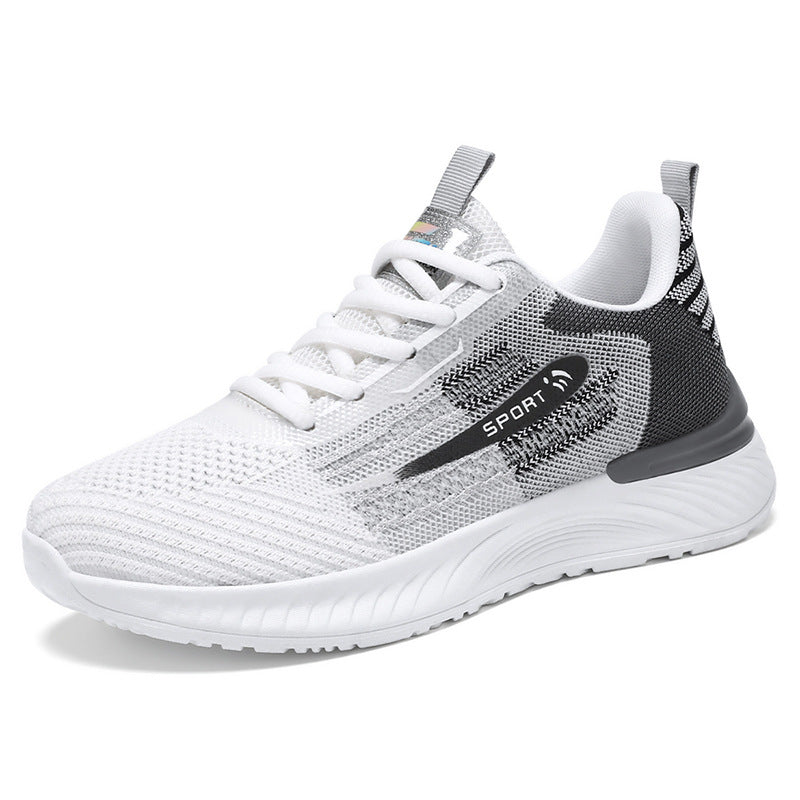 Netzschuhe für Damen (weiße Schnürsenkel)