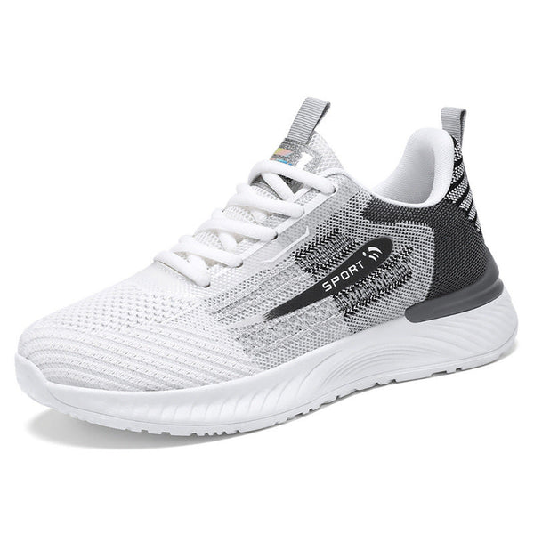 Netzschuhe für Damen (weiße Schnürsenkel)