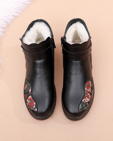 Lederschuhe und Schuhe aus Baumwolle für Frauen (Hälfte des Oberteils)