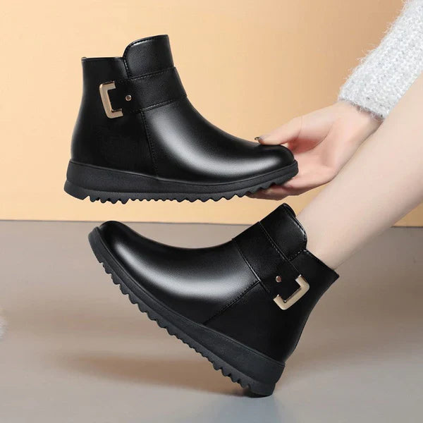 Botas cortas de lana de moda 