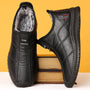 Herbst-Samtlederschuhe