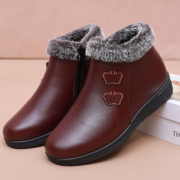 Baumwollschuhe für Frauen (zwei Schmetterlinge)
