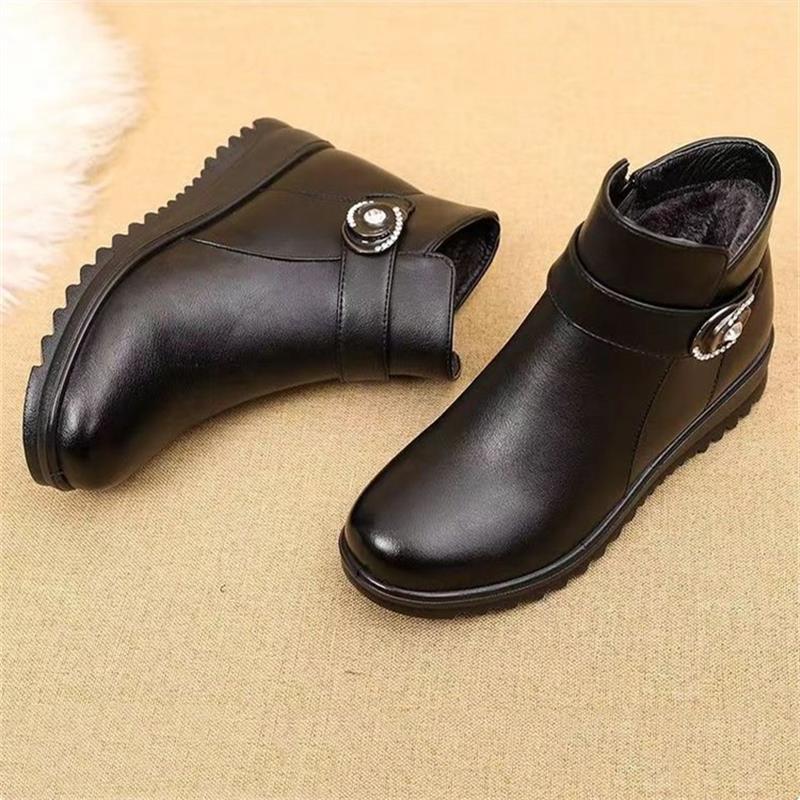 Damen Baumwolle Lederschuhe (oval)