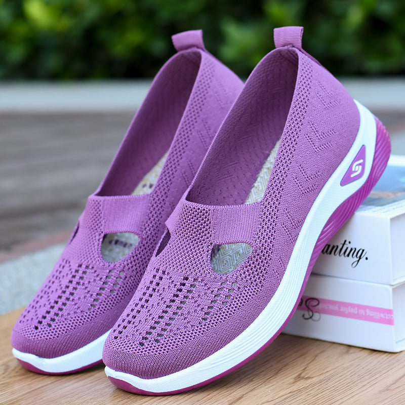 Orthopädische Schnürschuhe, weiche Sohle, atmungsaktiv