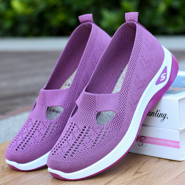 Orthopädische Schnürschuhe, weiche Sohle, atmungsaktiv