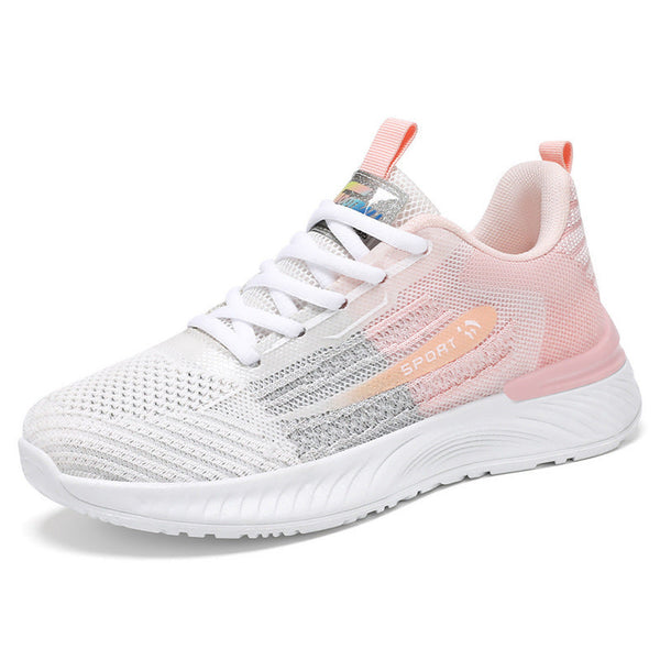 Netzschuhe für Damen (weiße Schnürsenkel)