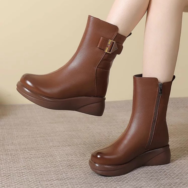 echte Lammfell-Booties