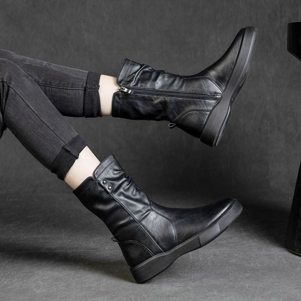 desontos™-Dünne Winter-Wollstiefel in Wadenhöhe