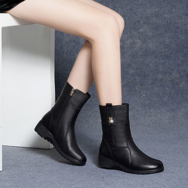 Neujahrsgeschenk 2025 – Weiche Lederstiefel
