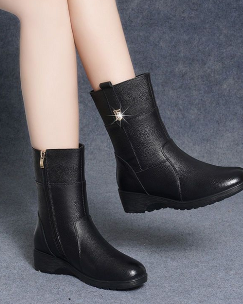 Neujahrsgeschenk 2025 – Weiche Lederstiefel
