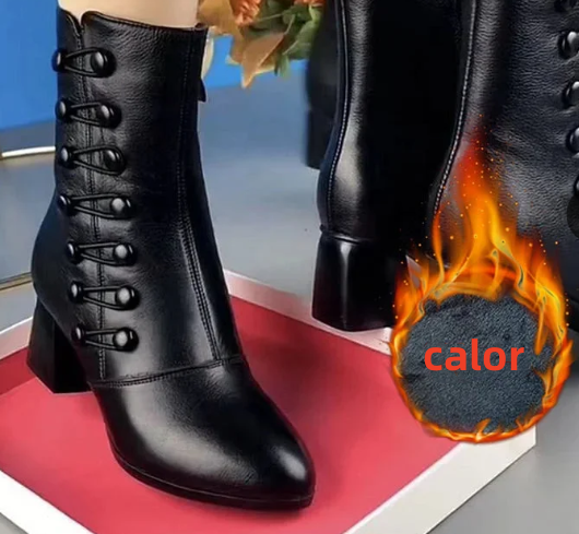 Lederstiefeletten