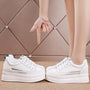 Schuhe mit Absatzerhöhung 7 cm Mikrofaserleder