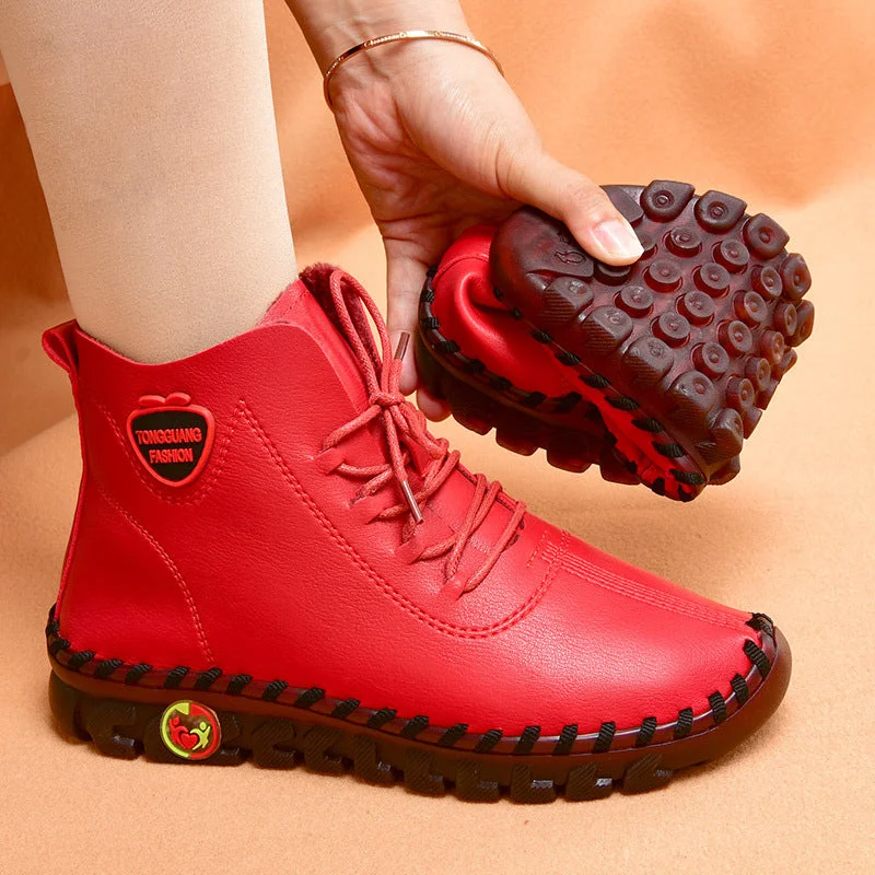 Lederschuhe mit weicher Sohle