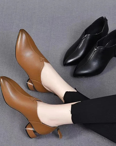 Nuevas botas Martin de tacón medio de otoño e invierno. 