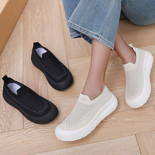 Mesh Plateau-Schuhe für Damen