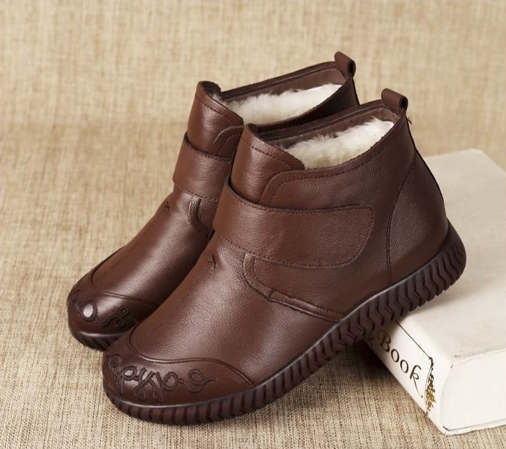 Winterschuhe für Damen aus Baumwolle (Zehenkappenmuster)