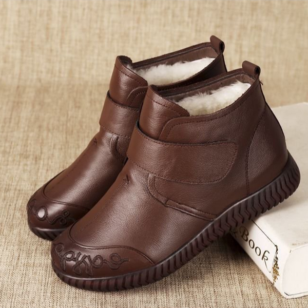 Winterschuhe für Damen aus Baumwolle (Zehenkappenmuster)
