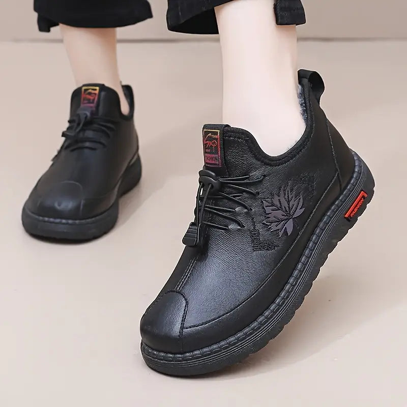 Extradicke warme Schuhe Ahornblatt