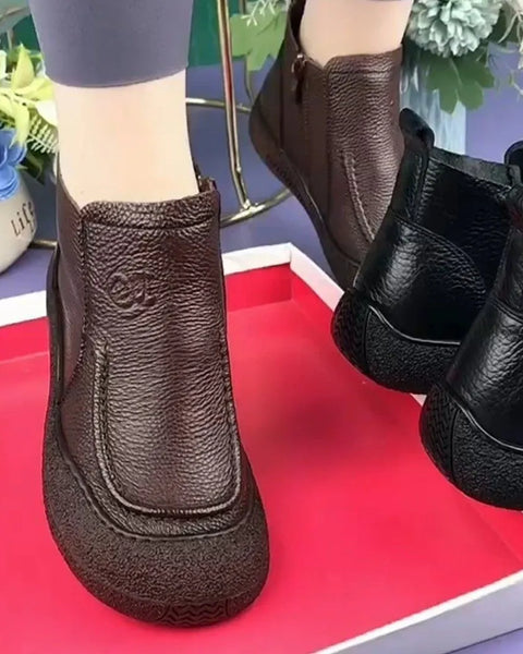 Plateau-Stiefeletten