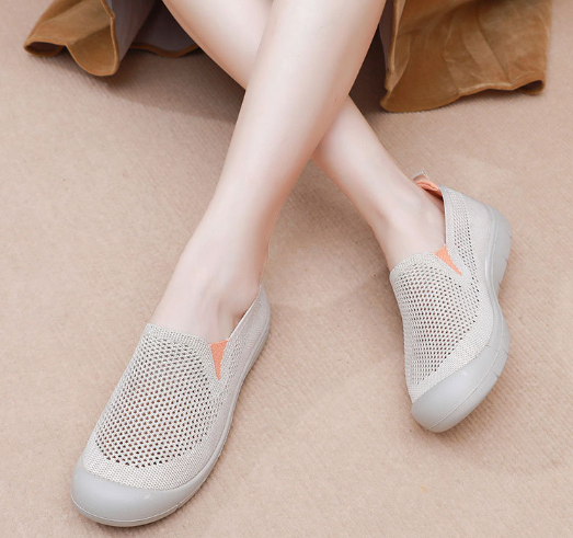 Lässige Mesh-Slipper