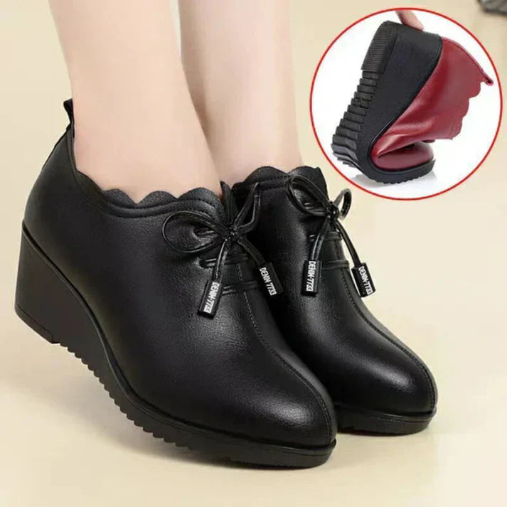 Elegante, atmungsaktive und rutschfeste Damen-Schuhe aus PU-Leder