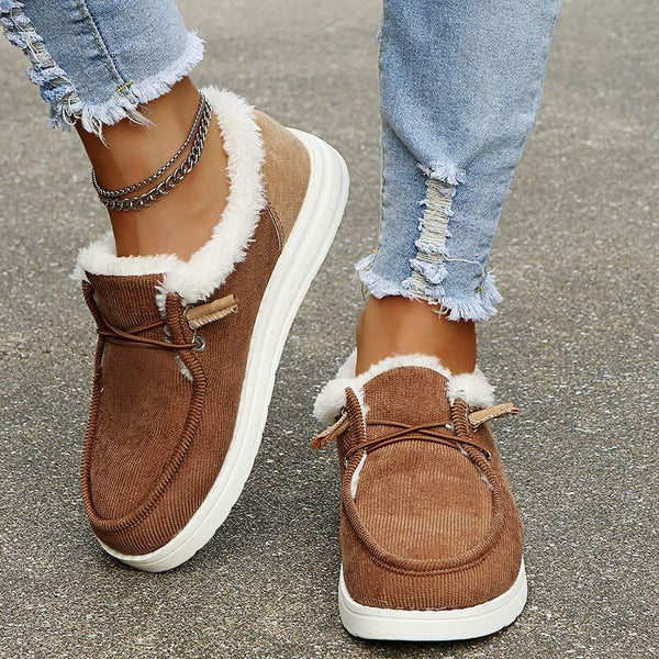 Schuhe gefüttert mit 100 % Wolle.
